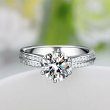 CZ Stones Jewelry Rings for Women - Bling Anniversary Gift