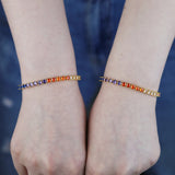 Rainbow Cz Tennis Bracelet for Women