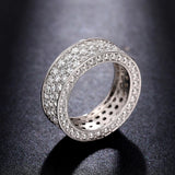 Lab Diamond Ring 925 Silver Party Wedding Band Rings for Women Men