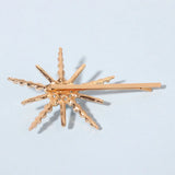 Geometric Star Rhinestone Pearl Hair Pin Hair Accessories for Women