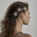 Geometric Star Rhinestone Pearl Hair Pin Hair Accessories for Women