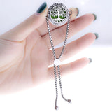 Bling Perfume Locket Aromatherapy Bracelet Stainless Steel