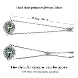 Bling Perfume Locket Aromatherapy Bracelet Stainless Steel