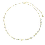 925 Silver Choker Necklace with Cz Crystal for Women