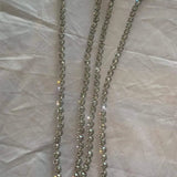 Rhinestone Tassel Hair Chain Headband Wedding Hair Jewelry for Women Crystal