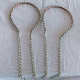Rhinestone Tassel Hair Chain Headband Wedding Hair Jewelry for Women Crystal