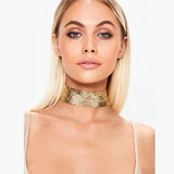 Sequined Necklace INS Style Women Cocktail Party Jewelry