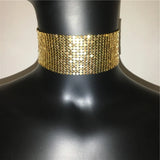 Sequined Necklace INS Style Women Cocktail Party Jewelry