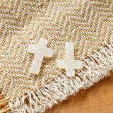 Resin Acid Jewelry Findings Bling Cross 50pcs 23*15mm