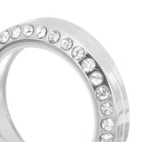 Rhinestone Crystal Metal Bangle Bracelet for Girlfriend