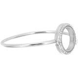 Rhinestone Crystal Metal Bangle Bracelet for Girlfriend