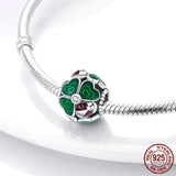 Flower Clover Butterfly Charm Bracelet Necklace Enamel Women Jewelry