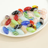 Striped Glass Beads DIY Earrings Jewelry Accessories