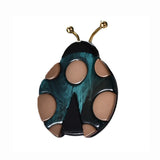 Acrylic Ladybug Insect Brooch Hijab Pin Suit Accessories
