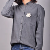 Large Pig Brooches Acrylic Crystal Jewelry Women Kid Winter Hat Pins