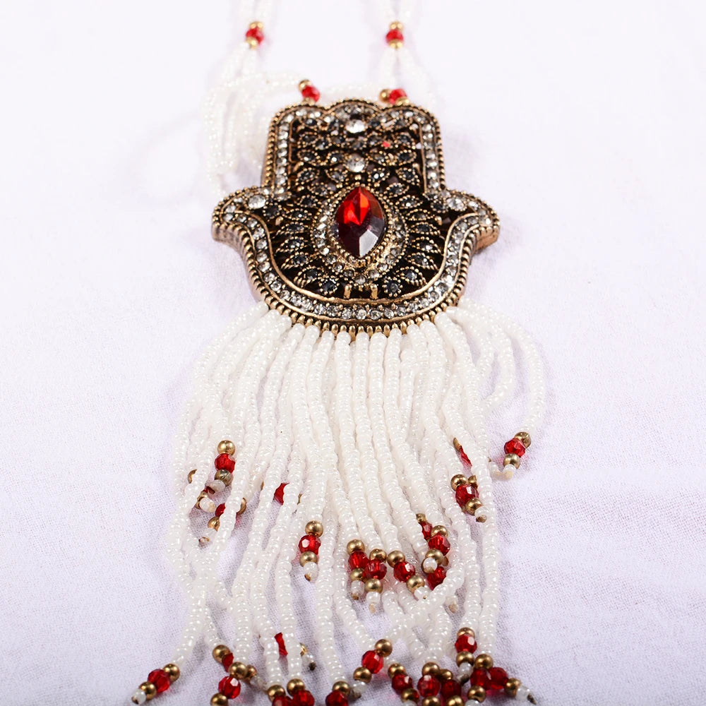 Vintage Long Necklace Women Jewelry Party Dress Accessories