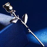 Two-color Rose Flower Brooch Creative Ins Style Plant Brooch