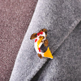 Vivid Carp Fish Shape Brooch Colourful Acrylic Jewelry Women Children Girl