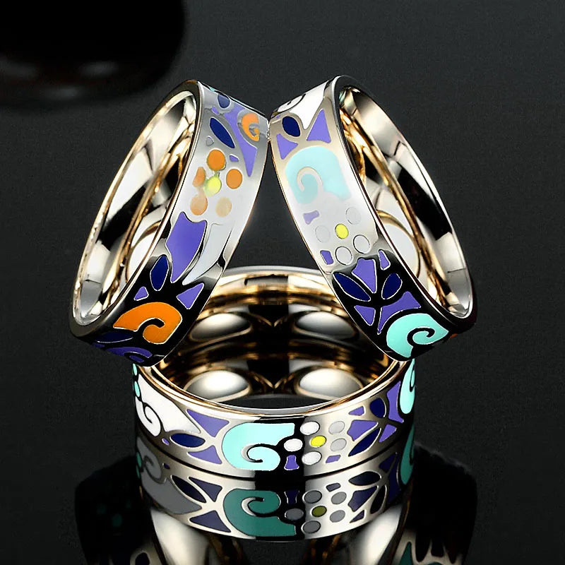 Blucome Stainless Steel Enamel Hijab Shawl Scarf Buckle Clips