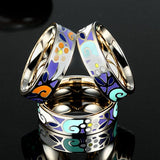 Blucome Stainless Steel Enamel Hijab Shawl Scarf Buckle Clips