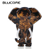 Elephant Shape Acrylic Brooch Animal Accessories
