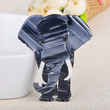 Elephant Shape Acrylic Brooch Animal Accessories