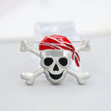Arrival Copper Crossbones Pirate Brooch Pin for Suit Dress Hat Bag Hijab