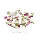 Chinese Love Bird Brooch for Suit Hijab Pins