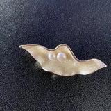 Ocean Style Shell Brooch Natural Pearl Pendant High Brooch