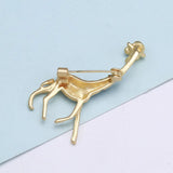 Vintage Giraffe Brooch Suit Coat Women Buttons