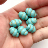 Vintage Carved Acrylic Beads 12x18mm DIY Bracelet Necklace