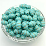 Vintage Carved Acrylic Beads 12x18mm DIY Bracelet Necklace