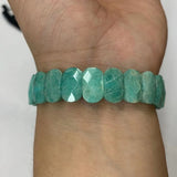 Amazonite Stone Beads Bracelet Natural Gemstone Bangle For Woman