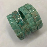 Amazonite Stone Beads Bracelet Natural Gemstone Jewelry Bangle For Woman
