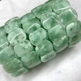 Angelite Stone Beads Bracelet Natural Gemstone Bangle For Women Men Gift