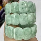 Angelite Stone Beads Bracelet Natural Gemstone Bangle For Women Men Gift