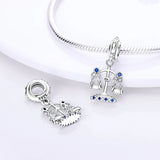 Balance Pendant 925 Silver Charm Bead Fits Jewelry