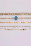 Beaded 4-Piece Combination Bracelet Set