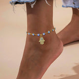 Evil Eyes Hamsa Hand Protection Bracelet