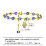 Evil Eyes Hamsa Hand Protection Bracelet