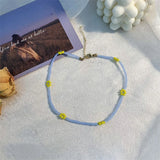 Vintage Beads Summer Necklace Choker for Girls and Women