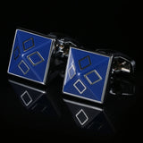 French Border Enamel Cufflinks for Men's Business Casual Shirt