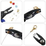 Steel Split Ring Opener Pliers Jewelry Beading Crimp Pliers Tool