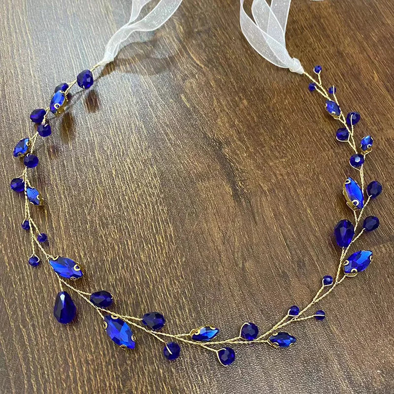 Crystal Hair Pins Wedding Jewelry Accessories Head Decoration Ornament Women