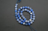 Natural Fire Agate Faceted Round Loose Beads 5 strands 6mm 8mm 10mm 12mm