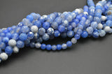 Natural Fire Agate Faceted Round Loose Beads 5 strands 6mm 8mm 10mm 12mm