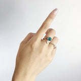 Crystal Mermaid Bubble Open Rings for Women Wedding Band