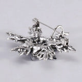 Snowflake Brooch Rhinestone Winter Jewelry Christmas Party Decor