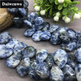 Natural Stone Flat Water Drop Shape Pendant DIY Necklace Decoration