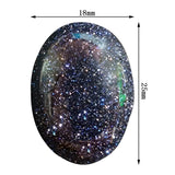 Dust 18*25mm Oval Minerale Gemstone Reiki Home Decoration Natural Stone